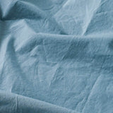 Ensemble de draps en percale lavée, bleu