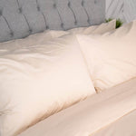 Washed Sateen Pillowcases | Chalk | Skylark+Owl Linen Co.