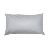 Pillow with Essential Collection Percale Pillowcase in Light Grey